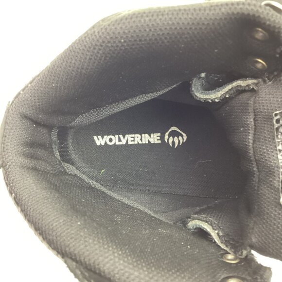 Wolverine Hellcat 6” Wedge Mens 7EW Steel Toe Leather Work Boots Waterproof Blac - Picture 12 of 13